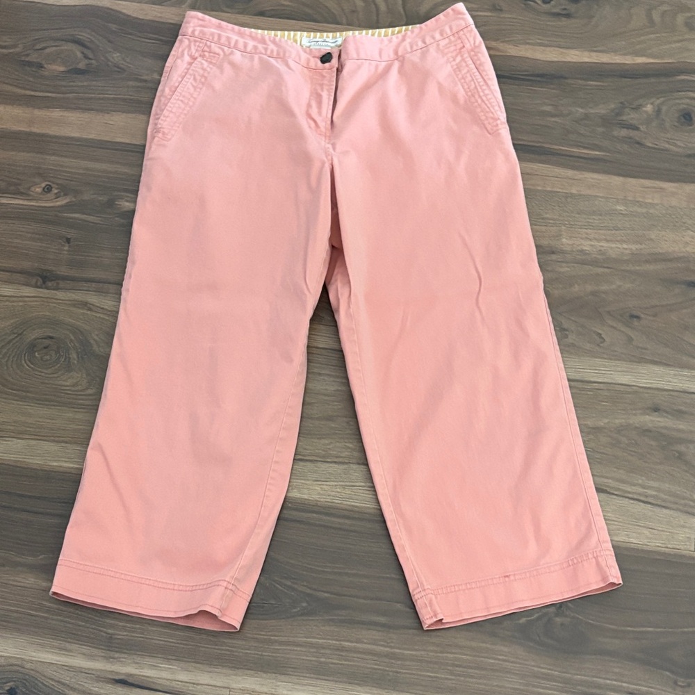 *Tommy Bahama Pink Stretch Capri Pants 6